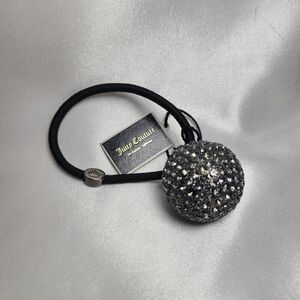 Juicy Couture Black Crystal Hair Tie Gift for Her